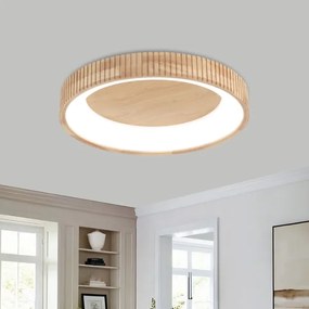 Brilagi - LED stropné svietidlo FALCON WOOD MODERN LED/40W/230V pr. 60 cm, drevené