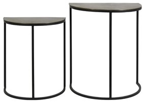 Odkladacie stolíky v súprave 2 ks 30.5x46 cm Peto – Light &amp; Living