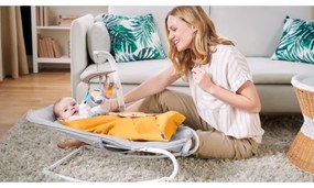 KINDERKRAFT - Detská vibrujúca hojdačka s melódiou FELIO 2 žltá