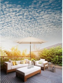 Derby Basic so zdvíhacím mechanizmom 210 x 210 cm – naklápací slnečník - 2. kvalita (S251)
