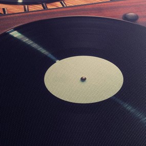 Obraz gramofónových dosiek (70x50 cm)