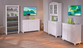 Komoda In-Livio, bielená borovica