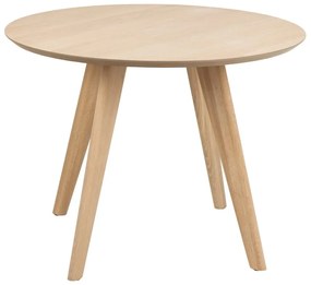 Okrúhly jedálenský stôl s doskou v dubovom dekore ø 100 cm Townsville – Actona