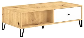 Konferenčný stolík SULA dub artisan/biela