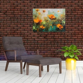 Sklenený obraz - Kvitne (70x50 cm)