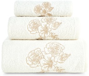 FROTÉ UTERÁK MELANI SADA 1KS 30X50 CM, 1KS 50X90 CM, 1KS 70X140 CM KRÉMOVÁ