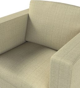 Poťah na kreslo Karlanda, krátky farba produktu béžová látka zapletaná