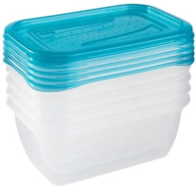 Sada dóz na potraviny - obdĺžnik 5x0,5l