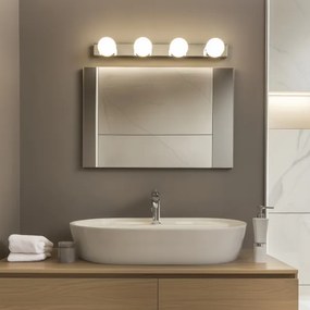 Brilagi - LED zrkadlové osvetlenie do kúpeľne HOLLYWOOD 4xLED/3W/230V IP44 chróm