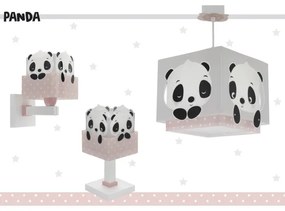 Dalber 63161S - Detská lampička PANDA 1xE14/40W/230V ružová