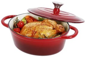 Silvercrest®  Liatinový pekáč, 3 l (červená)  (100393109)