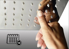 Polysan Polysan, MOLA rohový sprchový panel s termostatickou batériou 210x1300mm, bielá, 80372