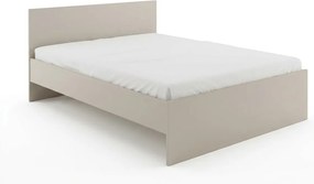 Posteľ ELISA 180 x 200 cm, kašmírovo béžová Rošt: Bez roštu, Matrac: Matrac COCO MAXI 20 cm