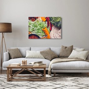 Obraz zeleniny (90x60 cm)