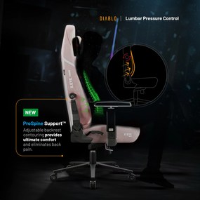 Ružová herná stolička Diablo X.Eye Prime Akira Pink