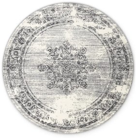 Sivo-krémový okrúhly koberec ø 120 cm Gloria Lydia – Hanse Home