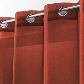 V terakotovej farbe záclona 140x280 cm Telma – douceur d'intérieur