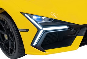 Ramiz Lamborghini Revuelto vozidlo Žltá
