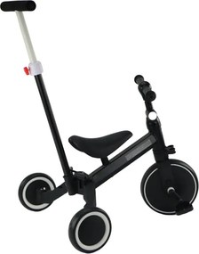 LEAN Trike Trojkolka PRO50 s vodiacou rukoväťou čierna