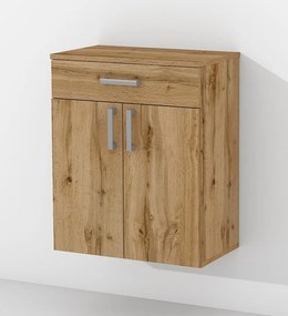 Nabytekmorava Kúpeľňová skrinka K24 farba korpusu: Dub sonoma tmavý, farba dvierok: Dub sonoma tmavý