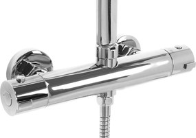 Rea Tom, termostatická batéria so sprchovou dažďovou sadou, chrómová, REA-P7100