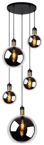 Lucide 34438/05/65 - Luster na lanku JULIUS 5xE27/25W/230V