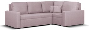 Rozkládací rohová sedací souprava MODO Růžová