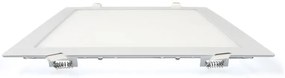 BERGE LED panel štvorcový 300x300x20mm vstavaný - 24W - 230V - 1900Lm - teplá