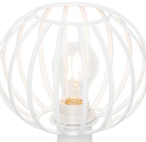 Dizajnová stolná lampa biela - Johanna