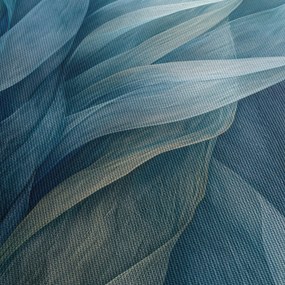 Obraz - Modrobiele vlnky (90x60 cm)
