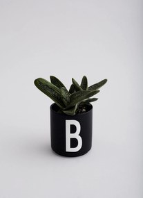 DESIGN LETTERS Porcelánový hrnček/dózička Letters Black 300 ml W