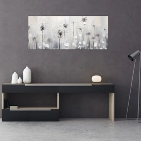 Obraz - Púpavy, maľba (120x50 cm)