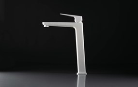 Deante Blur, vysoká umývadlová batéria h-290, biela matná, DEA-BQL_A20K