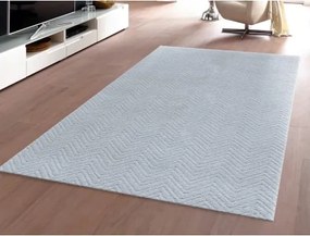 Koberec Relax 80x150 cm, strieborný%