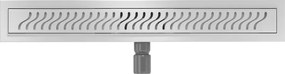 Mexen Flat nerezový sprchový žľab 70 cm vzor M09, 1028070-15