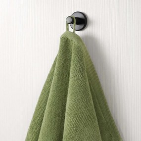 Goldea bavlnený froté uterák / osuška soft bez bordúry – olivový 50 x 100 cm