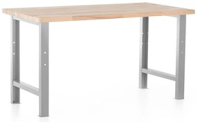 Dielenský stôl Basic 150 x 80 cm, sivá