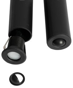 Sada 5 moderných zemných bodových svetiel čierna vrátane LED IP67 - Linsey