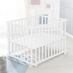 Biela detská ohrádka 100x75 cm – Roba