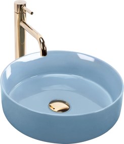 Rea Sami, umývadlo na dosku 360x360x115 mm, svetlá modrá, REA-U6619