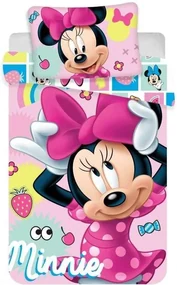 Jerry Fabrics Obliečka do postieľky Minnie sweet baby, 100x135 / 40x60 cm