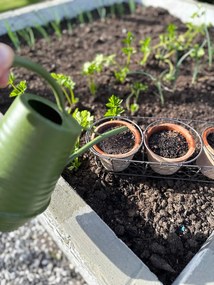 KERAMICKÝ KVETINÁČ SADA 3KS 9,8X36,7X13 CM TEHLOVÁ