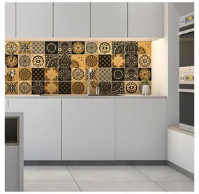 Sada 15 nástenných samolepiek Ambiance Wall Decals Azulejos Tiles San Juan, 10 × 10 cm