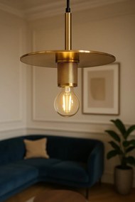 Závesná lampa La Belle XXII zlatá