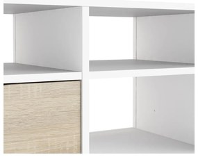 Biely TV stolík Tvilum Oslo, 117 x 57 cm