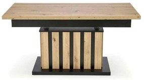 Konferenčný stolík Baretti, dub artisan / čierna