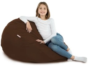 Plyšový sedací vak SAKO Hnedý