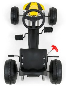 Detská šliapacia motokára Go-kart Milly Mally Viper ružová