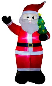 LED svetelná dekorácia Santa Claus, napájanie: sieťové, studená biela, výška: 245 cm