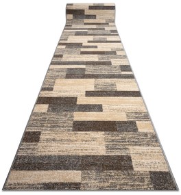 Behúň KARMEL Dosky sivo - hnedý